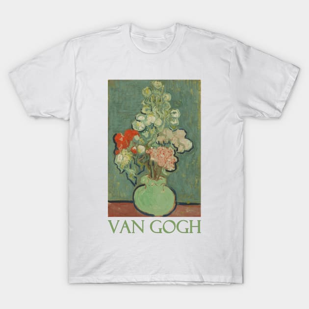 Vase with Flowers (1890) by Vincent van Gogh T-Shirt by Naves